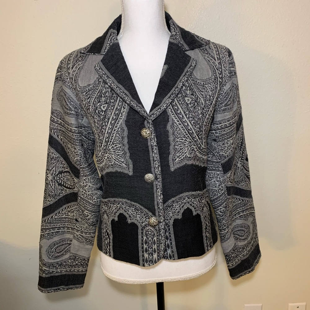 A.B. Lambdin 100% wool woven blazer vintage